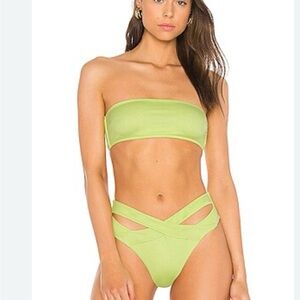 Onia Bikini set in green from Revolve